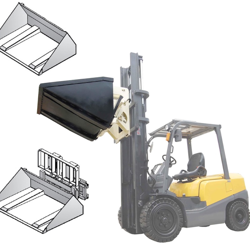 Xe nâng càng gật gù